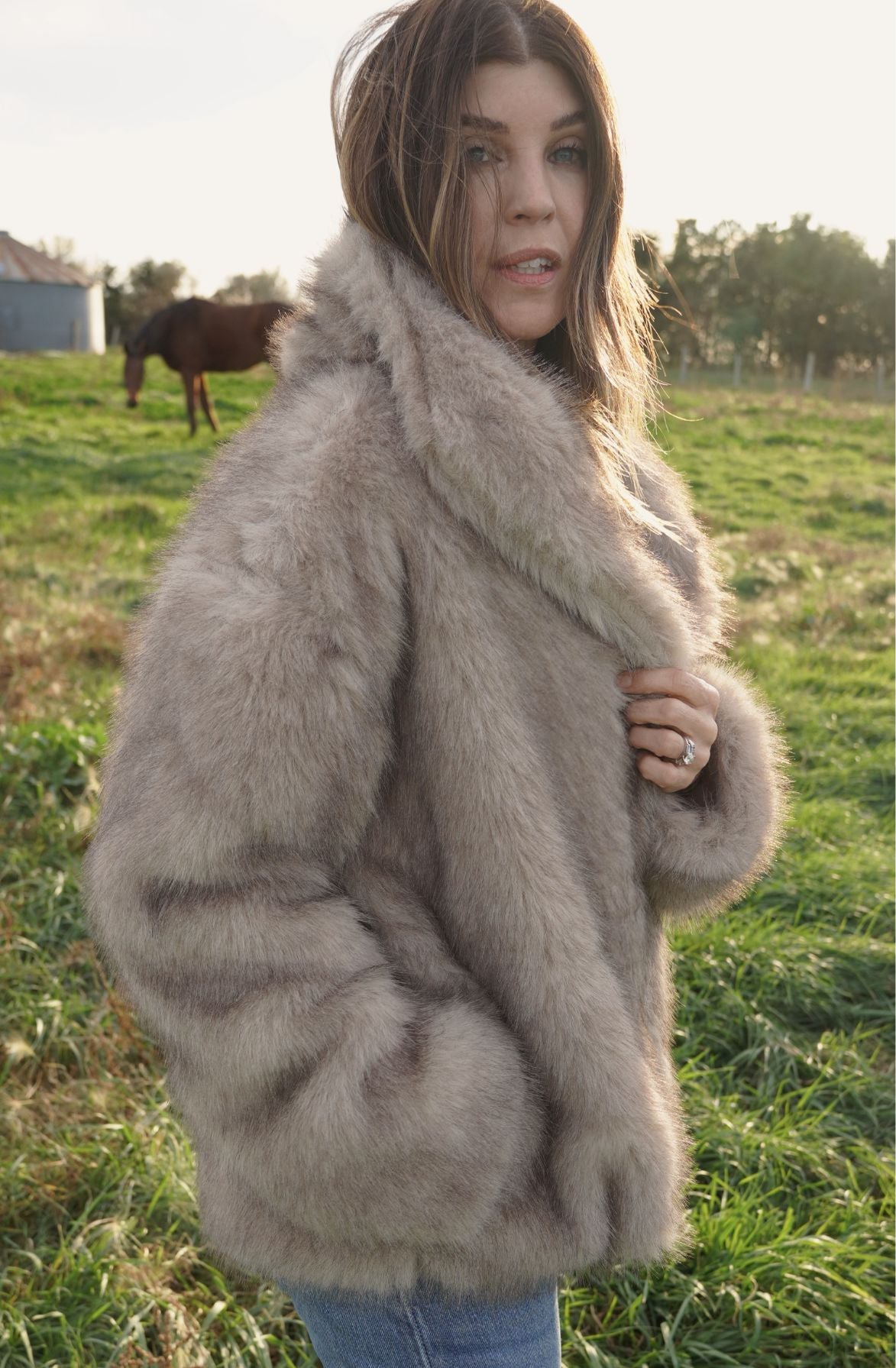Local Legend Faux Fur Coat
