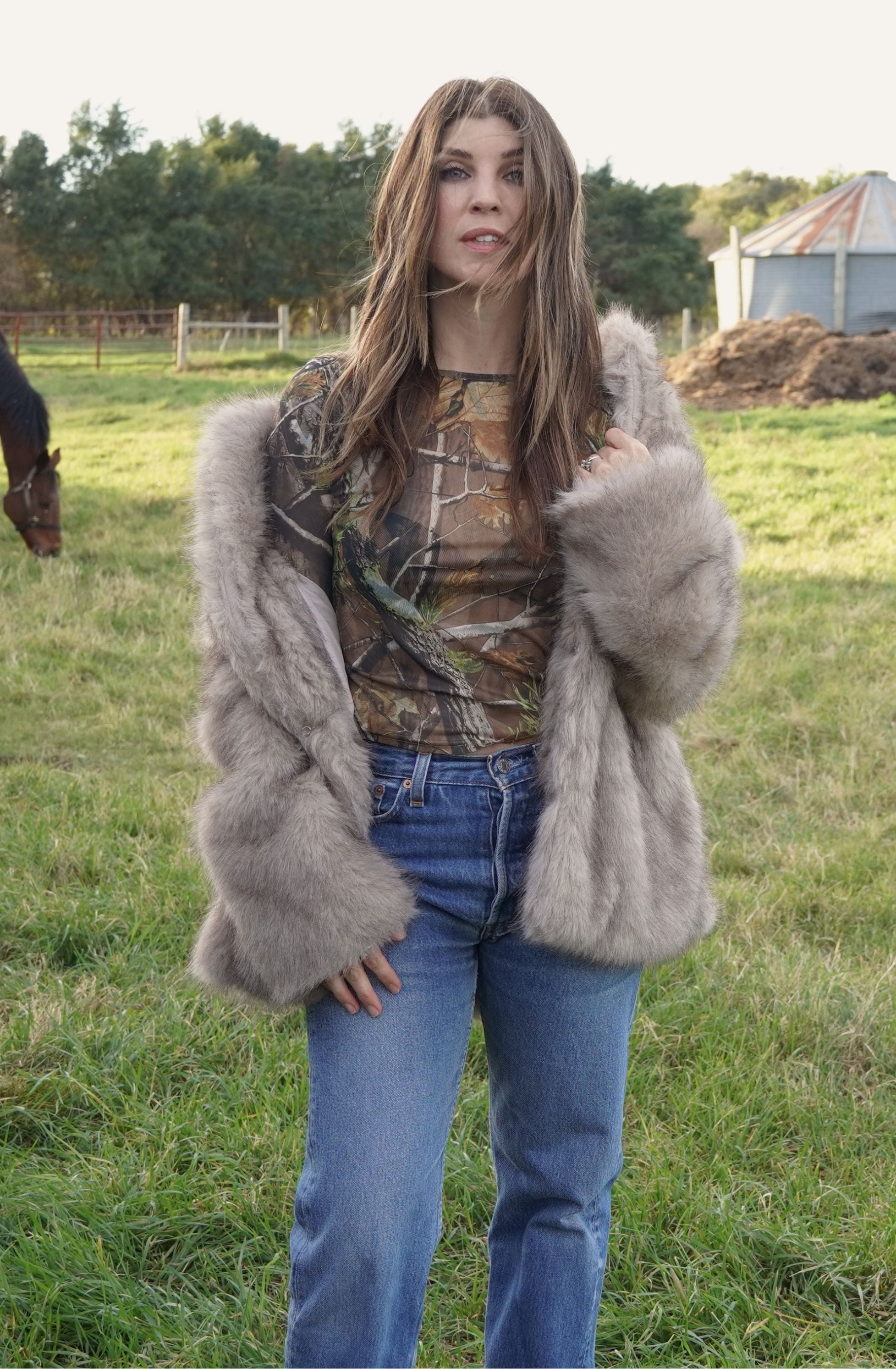 Local Legend Faux Fur Coat