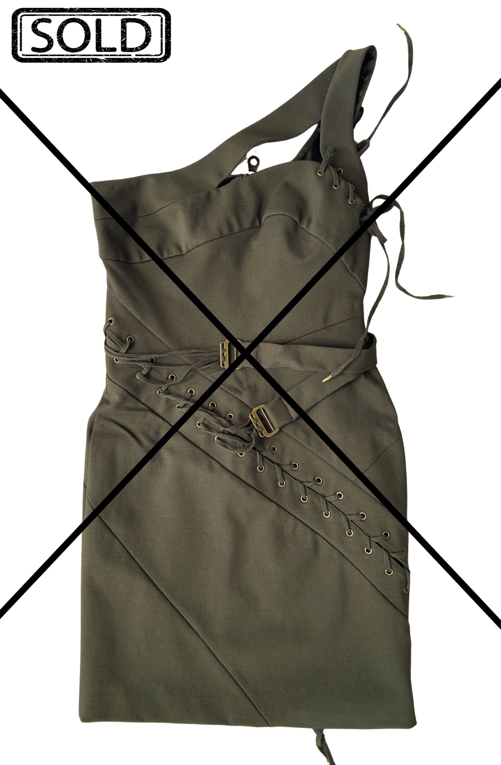 L.A.M.B. By Gwen Stefani One Shoulder Dress