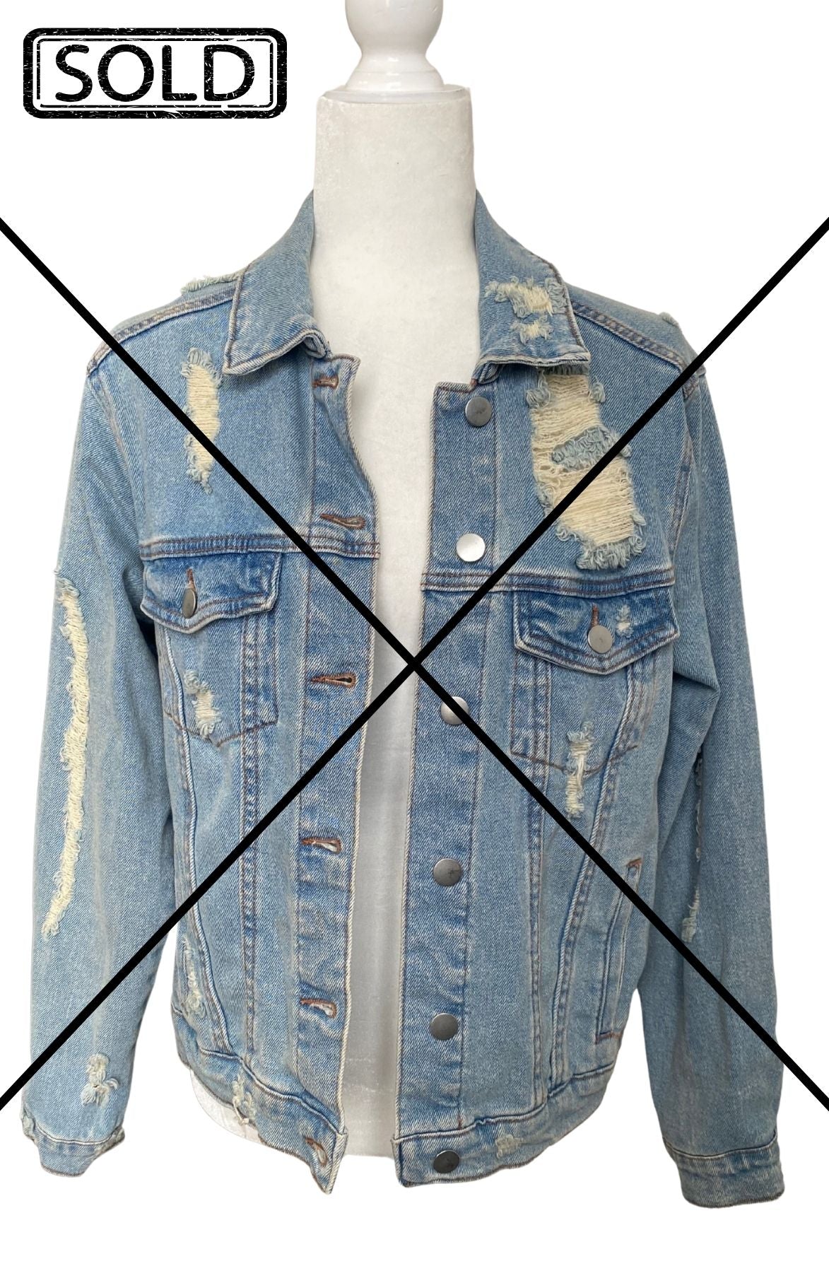 Distressed Denim Jacket