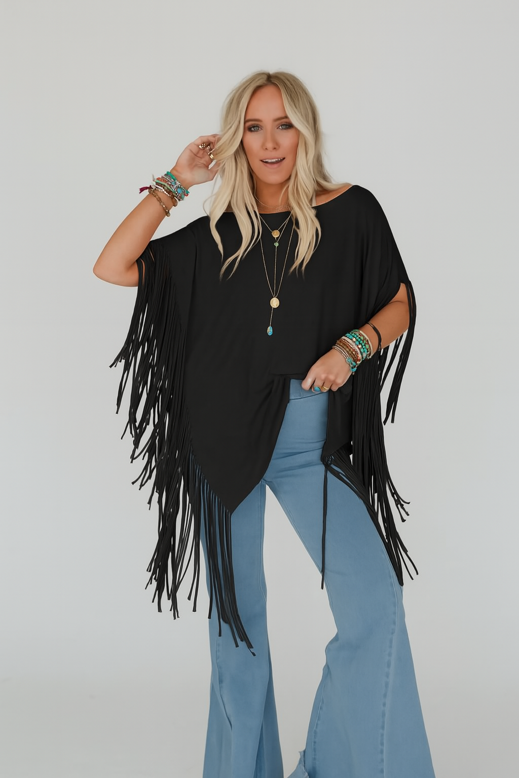 Showstopper Fringe Top