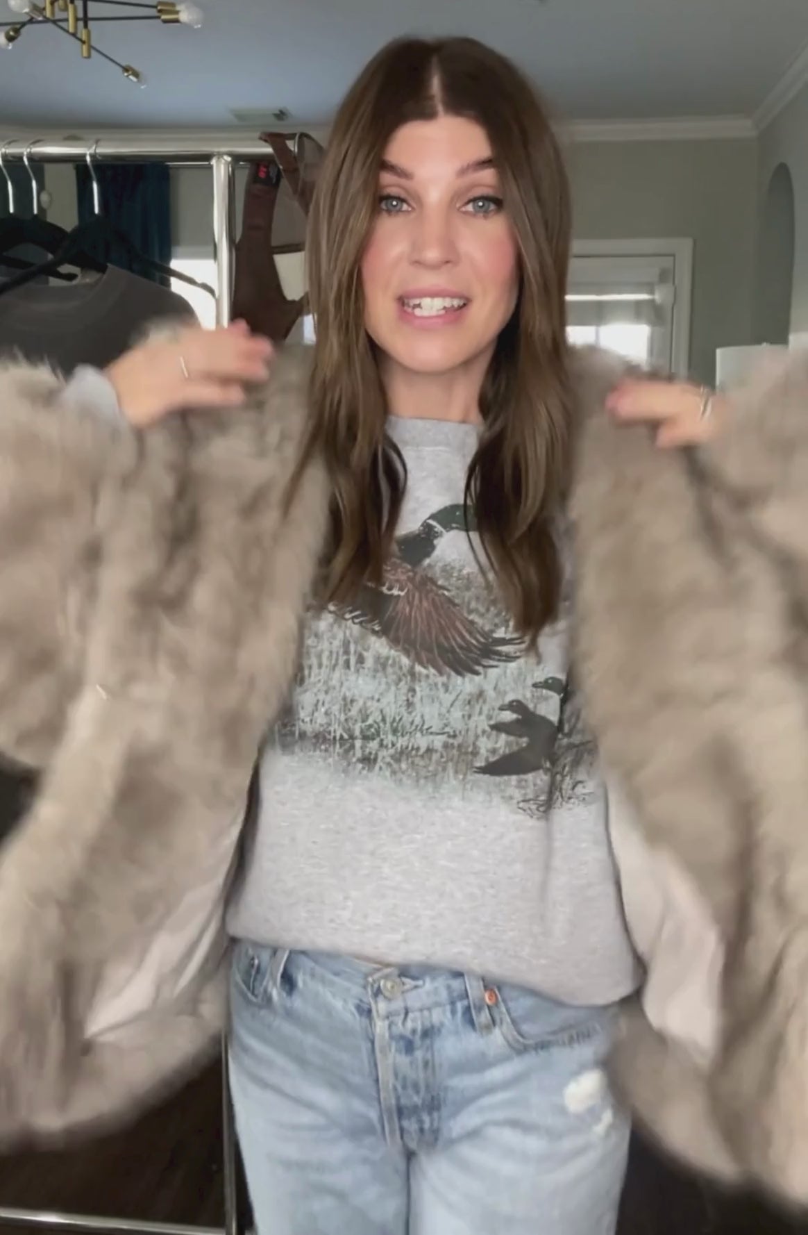 Local Legend Faux Fur Coat