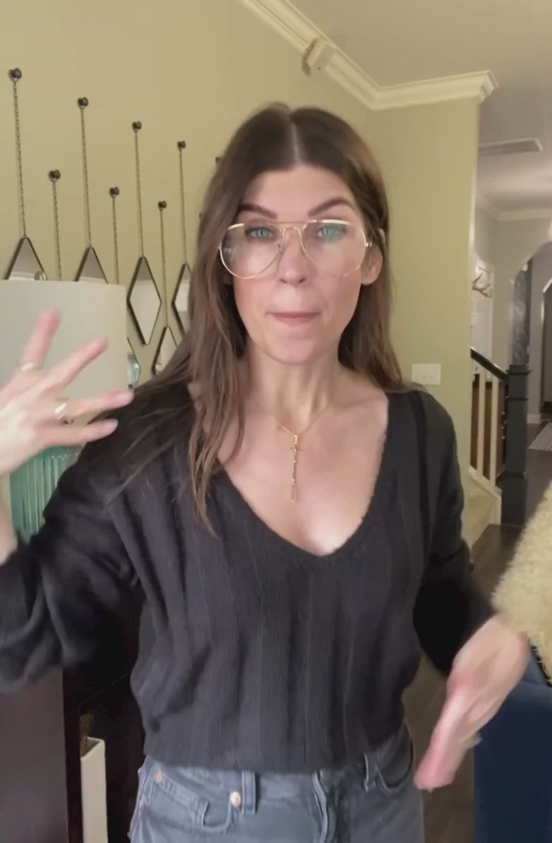 Last Call V-Neck Sweater