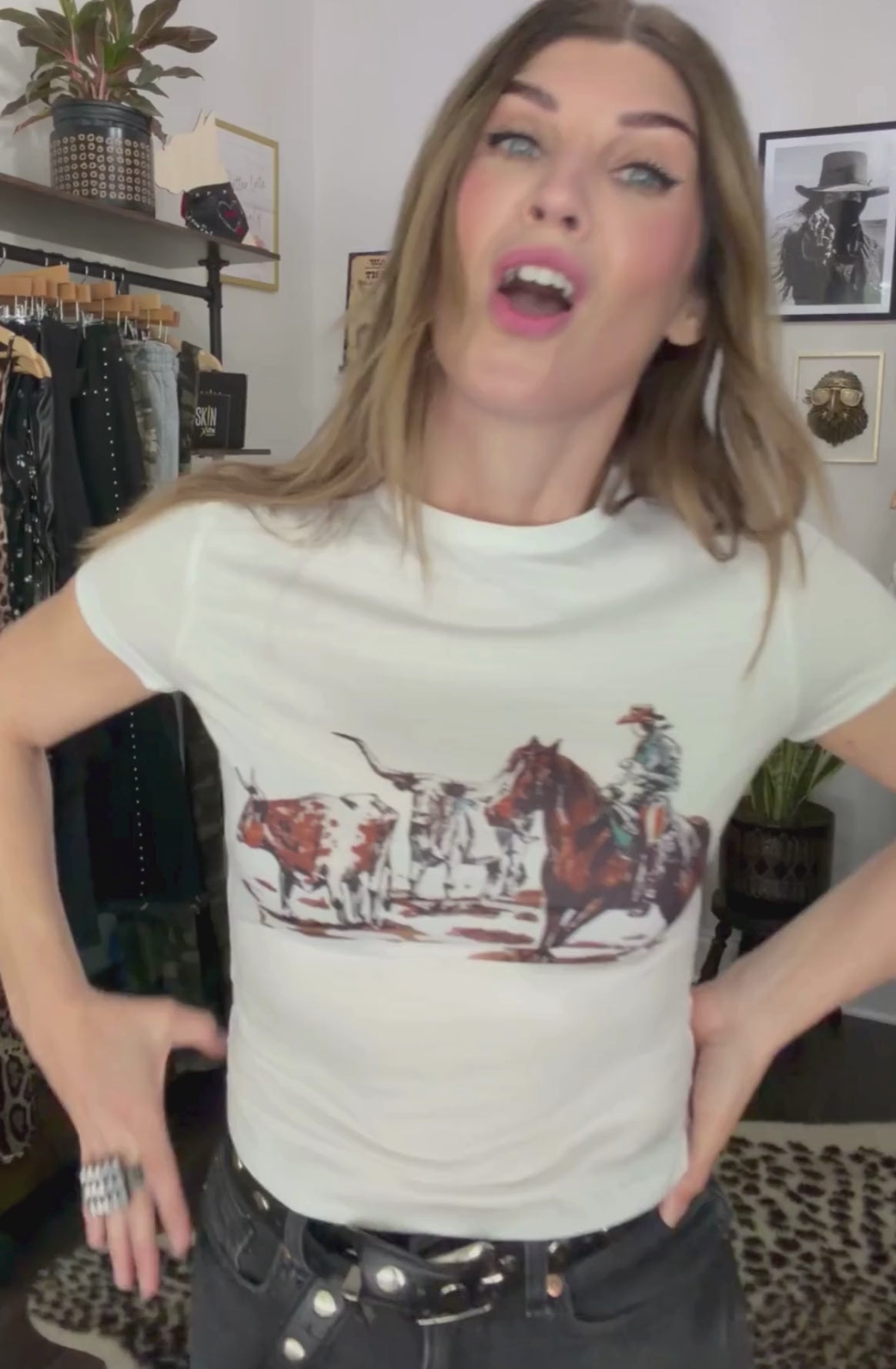 Saddle Up Baby Tee