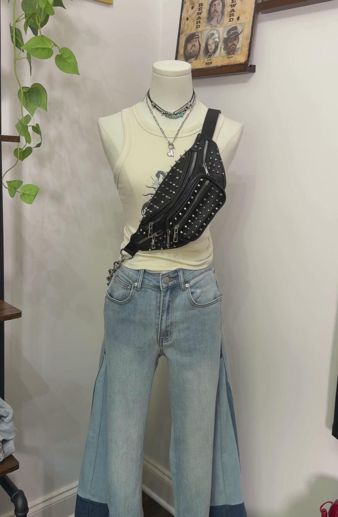 Studded Cross Body Bag (Original)
