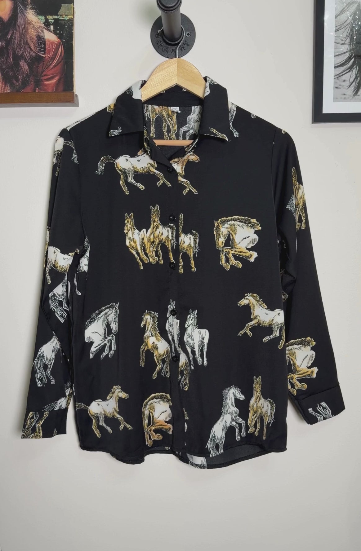 Wild Horses Button Up